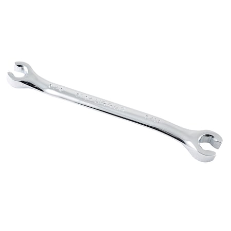 Urrea Full polished flare nut wrench, 3/8"X 7/16"opening size. 3764